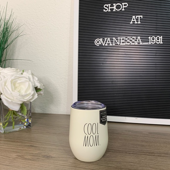 Rae Dunn - Stainless Steel Wine Cup - COOL MOM - Picture 1 of 1